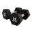 Johnson Health Tech XULT Rubber Hex Dumbbell Pairs and Sets - XULT Rubber Hex Dumbbell Pair in Black, 10 lb. - XT-010RBR-HEX