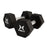 Johnson Health Tech XULT Rubber Hex Dumbbell Pairs and Sets - XULT Rubber Hex Dumbbell Pair in Black, 12.5 lb. - XT-012.5 RBR-HEX