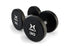 Johnson Health Tech XULT Urethane Round Dumbbells - XULT Urethane Round Dumbbell Pair, Black, 10 lb. - XT-010URE-RND