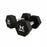 Johnson Health Tech XULT Urethane Hex Dumbbells - XULT Urethane Hex Dumbbell Set, Black, 27.5 lb. - XT-2.5-37.5URE-HEX