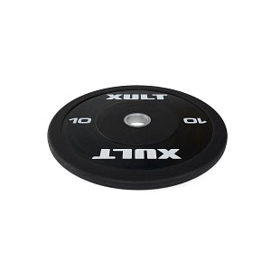 Johnson Health Tech Co., Ltd. Rubber Premium Weight Training Bumper Plates - XULT Rubber Premium Training Bumper Plate, Black, 15 lb. - XT-15RUBR-BP-TRAIN