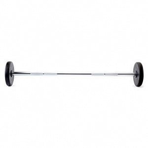 Johnson Health Tech XULT Urethane Multi-Sided Barbells - XULT Urethane Multi-Sided Barbell, Straight, Black Plus, 30 lb. - XT-030URE-BBSTM-P