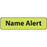 Label Paper Removable Name Alert 1" Core 1 1/4" X 5/16" Fl. Chartreuse 760 Per Roll