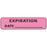 Label Paper Removable Expiration Date 1" Core 1 1/4" X 5/16" Fl. Pink 760 Per Roll