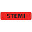 Label Paper Permanent Stemi 1" Core 1 1/4" X 5/16" Fl. Red 760 Per Roll