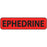 Label Paper Permanent Ephedrine 1" Core 1 1/4" X 5/16" Fl. Red 760 Per Roll