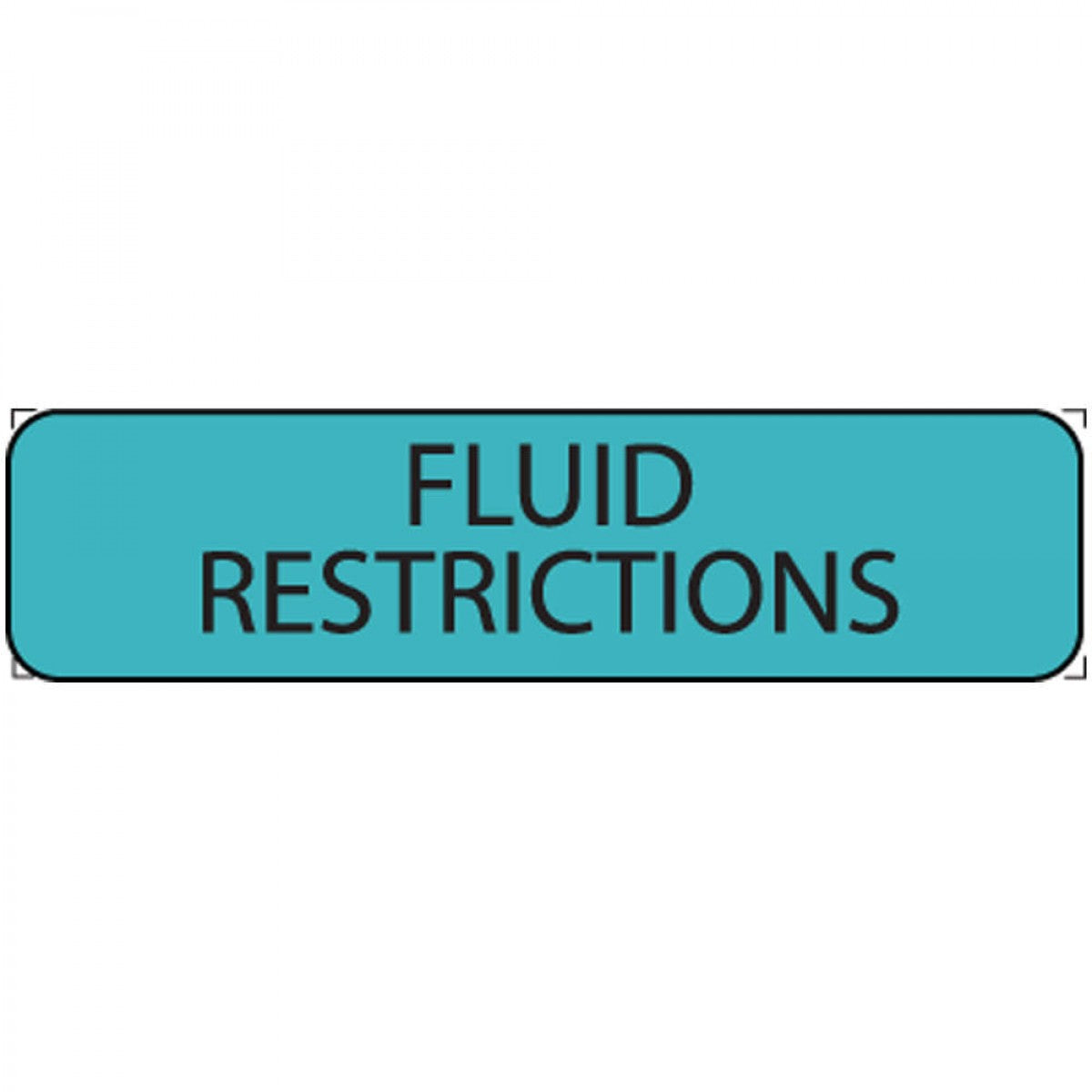Label Paper Removable Fluid Restrictions 1