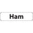 Label Paper Removable Ham 1" Core 1 1/4" X 5/16" White 760 Per Roll