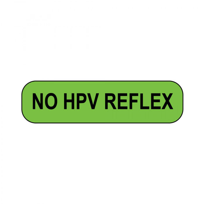 Label Paper Removable No Hpv Reflex 1" Core 1 7/16" X 3/8" Fl. Green 666 Per Roll