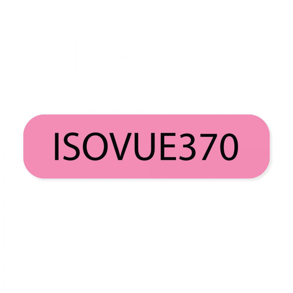 Label Paper Permanent Isovue370 1" Core 1 7/16" X 3/8" Fl. Pink 666 Per Roll