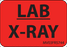 Label Paper Permanent Lab X-Ray 1" Core 1 7/16" X 1 Fl. Red 666 Per Roll