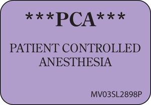 Label Paper Permanent Pca*** Patient 1" Core 1 7/16" X 1 Lavender 666 Per Roll