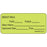 Label Paper Removable Breast Milk: 1" Core 2 1/4" X 1 Fl. Chartreuse 420 Per Roll