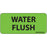 Label Paper Removable Water Flush 1" Core 2 1/4" X 1 Fl. Green 420 Per Roll