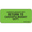 Label Paper Removable Cardiopulmonary 1" Core 2 1/4" X 1 Fl. Green 420 Per Roll