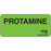 Label Paper Removable Protamine Mg 1" Core 2 1/4" X 1 Fl. Green 420 Per Roll