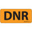 Label Paper Removable Dnr 1" Core 2 1/4" X 1 Fl. Orange 420 Per Roll