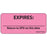 Label Paper Removable Expires: Return To 1" Core 2 1/4" X 1 Fl. Pink 420 Per Roll