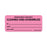 Label Paper Removable Respiratory Care 1" Core 2 1/4" X 1 Fl. Pink 420 Per Roll