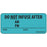 Label Paper Removable Do Not Infuse 1" Core 2 1/4" X 1 Blue 420 Per Roll