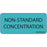 Label Paper Removable Non-Standard 1" Core 2 1/4" X 1 Blue 420 Per Roll