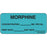 Label Paper Removable Morphine 1" Core 2 1/4" X 1 Blue 420 Per Roll