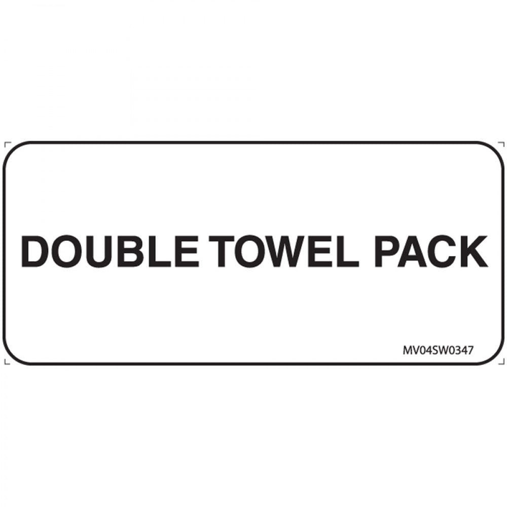 Label Paper Removable Double Towel Pack 1" Core 2 1/4" X 1 White 420 Per Roll