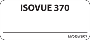 Label Paper Removable Isovue 370 1" Core 2 1/4" X 1 White 420 Per Roll