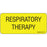 Label Paper Permanent Respiratory Therapy 1" Core 2 1/4" X 1 Yellow 420 Per Roll