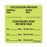 Label Paper Removable Utilization Review 1" Core 2 7/16" X 2 1/2" Fl. Chartreuse 400 Per Roll