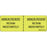 Label Paper Removable Minor Patient Retain 1" Core 2 15/16" X 1 Fl. Chartreuse 333 Per Roll