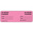 Label Paper Permanent 24 Hour 24 1" Core 2 15/16" X 1 Fl. Pink 333 Per Roll