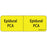 Label Paper Permanent Epidural Epidural 1" Core 2 15/16" X 1 Yellow 333 Per Roll