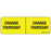 Label Paper Permanent Change Thursday 1" Core 2 15/16" X 1 Yellow 333 Per Roll