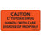 Label Paper Removable Caution Cytotoxic 1" Core 2 15/16" X 1 1/2" Fl. Orange 333 Per Roll