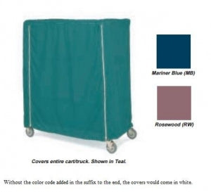 Intermetro Utility Cart Covers - COVER, CART, WHITE, 24X36X62" - 24X36X62VUC