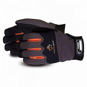 Superior Glove Clutch Gear Mechanics Gloves - Clutch Gear Mechanics Industrial Gloves, Gray, Size L - MXBE-L