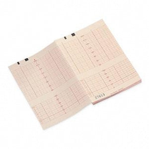 Royal Philips Fetal Monitoring Papers - Fetal Chart Paper, Pegasus, Red Grid, Black Trace - 989803105491