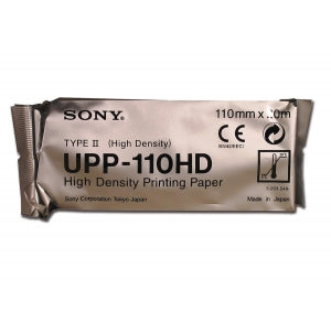 SONY High-Glossy Black & White Media - Sony High Gloss Black and White Media Hi-Point Medical Paper - UPP110HD