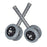 Drive / DeVilbiss Healthcare 5" Bariatric Walker Wheels - Walker Wheels, Bariatric, 5" - 10118SV