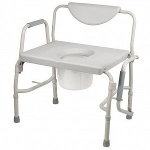 Drive DeVilbiss Deluxe Bariatric Drop-Arm Commode - Bariatric Drop-Arm Commode - 11135-1