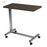 Drive / DeVilbiss Healthcare Nontilt Top Overbed Tables - Overbed No-Tilt Deluxe Table, Walnut / Chrome - 13003