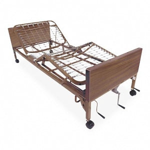 Drive Devilbiss Healthcare, Inc. Multiheight Manual Long-Term Hospital Bed with Half-Rails - Multiheight Manual Bed with Half-Rails - 15003P-HR