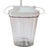 Drive Medical 800 cc Disposable Suction Canister - Suction Canister with Lid, Disposable, 800 cc - 610-48BP