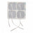 Drive Devilbiss Healthcare, Inc. Adhesive Pre-Gelled Electrodes - ELECTRODES, 4PRE, GEL, 40X40MM, 4/PK - AGF-101