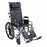 Drive Devilbiss Healthcare, Inc. Chrome Sport Full-Reclining Wheelchair - Chrome Sport Full-Reclining Wheelchair with Desk-Length Arms, 18" W - CS18RBDDA