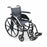 Drive Medical Viper Wheelchair - Viper Wheelchair with Flip-Back Removable Arms, Swing-Away Elevating Legrests, 12" Seat - L412DDA-ELR