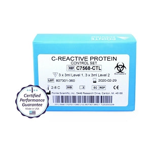 MedTest DX BS-200 Calibrators and Controls - CRP Chemistry Control for BS200 Analyzer - C7568-CTL