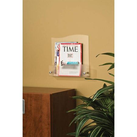 Magazine Rack Frost Magazine Display - 13.5"W x 2.375"D x 13.25"H