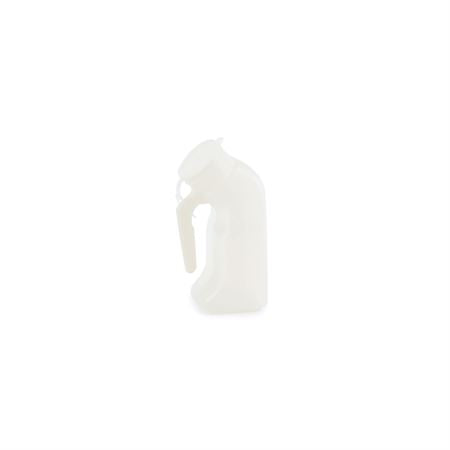 Male Urinal with Hanging Lid Translucent Deluxe - 1qt